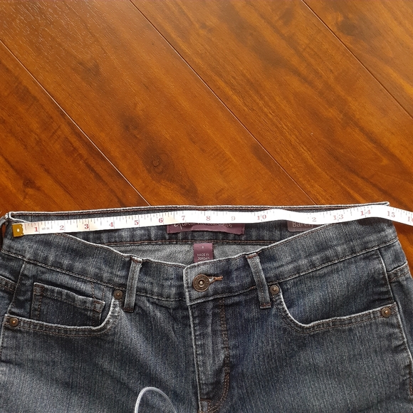 Studded Pocket Gloria Vanderbilt Barely Boot Blue Jeans Bedazzled Rhinestone - Picture 5 of 9